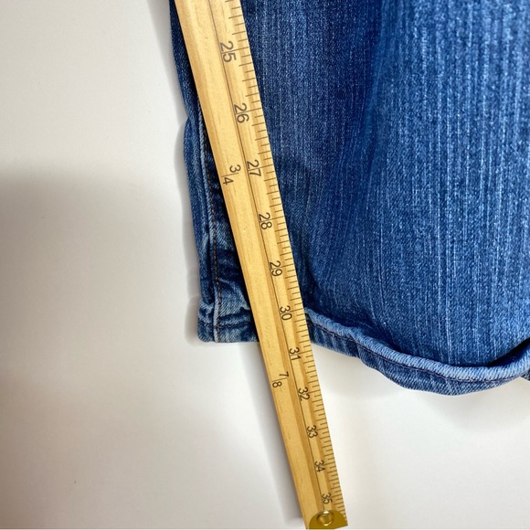 Levis Red Collection Mens Slim Straight Jeans 38x32 Distressed Denim Limited Ed - Picture 12 of 14